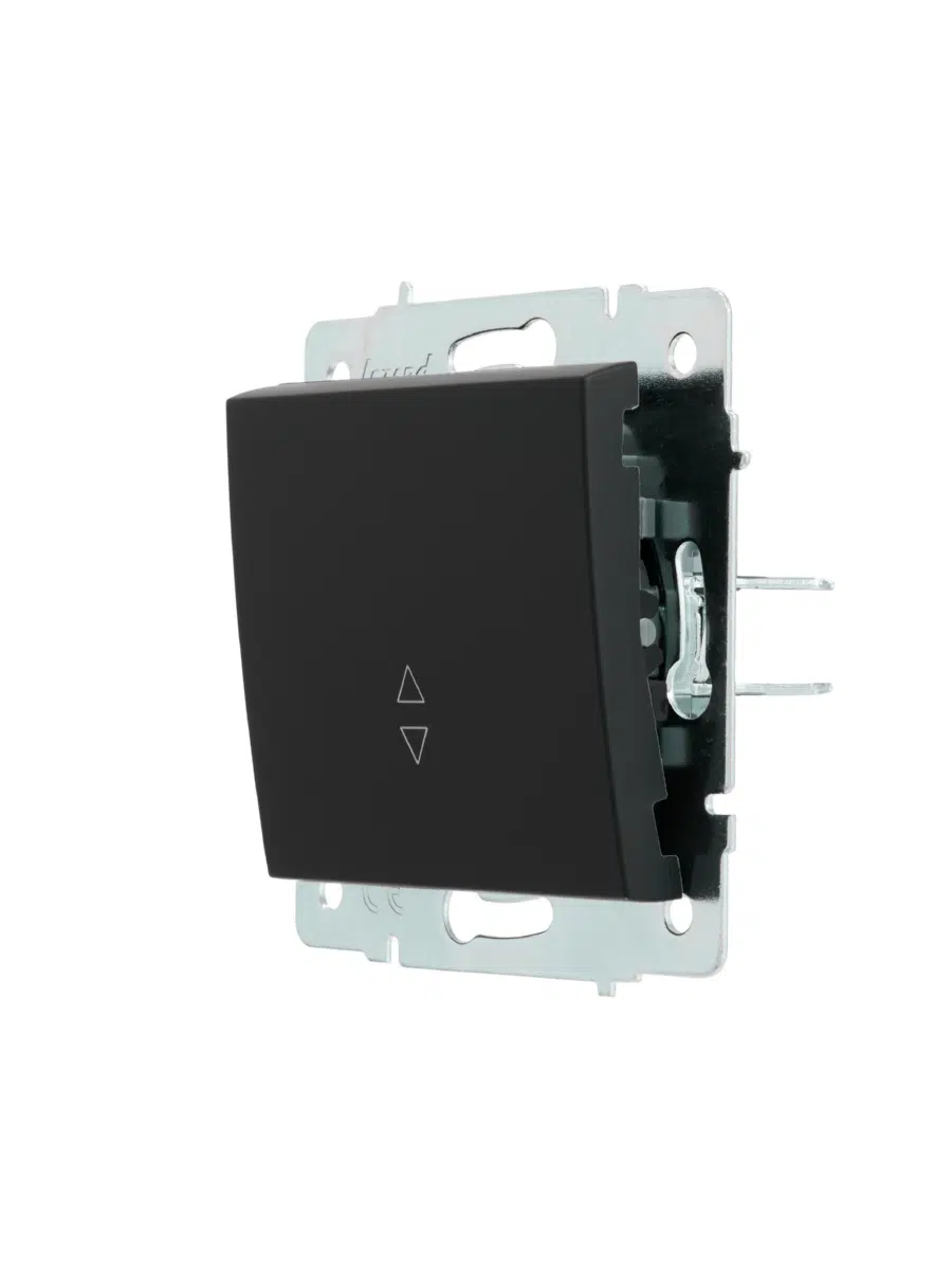 RAIN Выключатель проходной черный LEZARD 703-4288-105