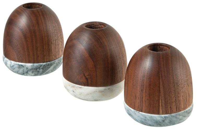 Roche Bobois Подсвечник из дерева и мрамора sun-id-1424647 - Вид №2