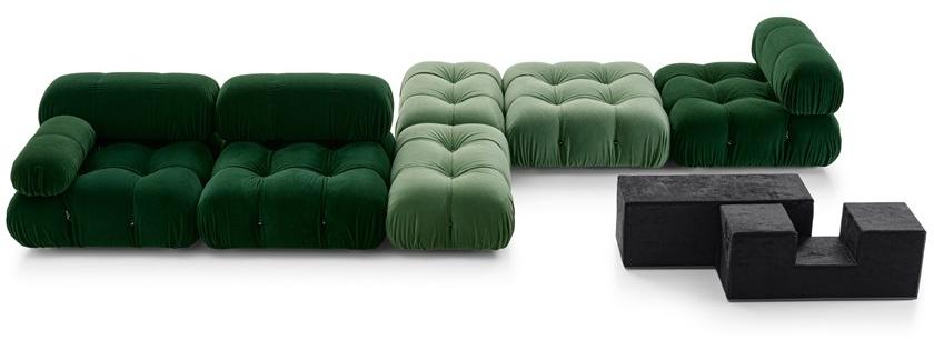 B&B Italia Модульный модульный диван с тафтингом из ткани Camaleonda sun-id-1507570 - Вид №3