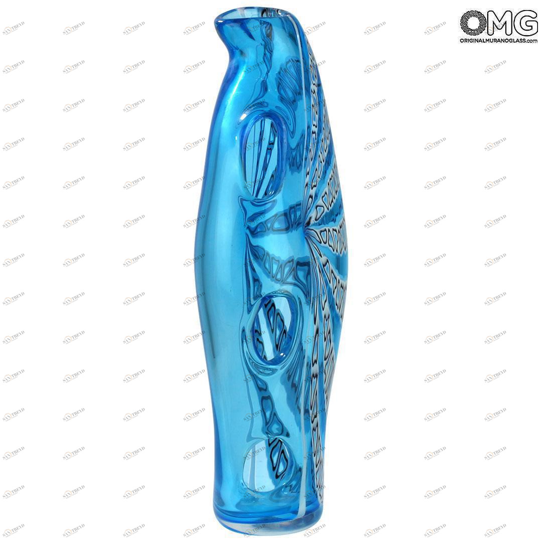 4740 ORIGINALMURANOGLASS Ваза Баттерфлай - Афро Челотто - муранское стекло OMG 11 см 