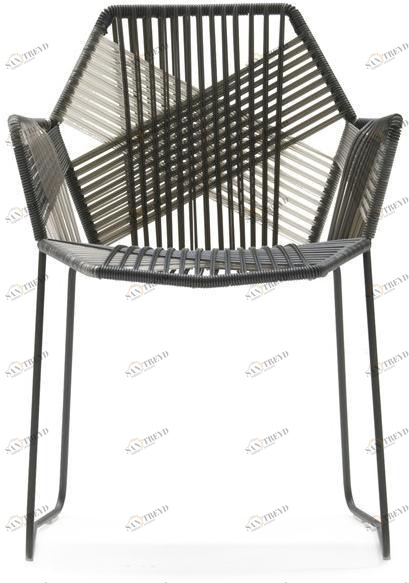 Moroso Стул из плетеной технополимерной проволоки с подлокотниками Tropicalia sun-id-1404907