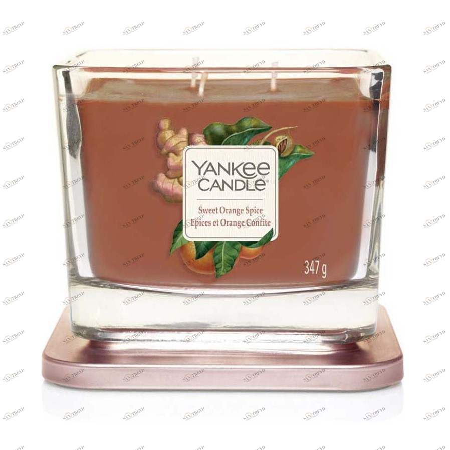 Свеча большая "Сладкий пряный апельсин" 552гр 65-80 часов YANKEE CANDLE АПЕЛЬСИН 268049 Коричневый 