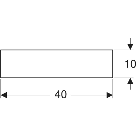 431020227 Боковая декоративная панель Geberit Bambini для детской раковины, более низкая раковина Geberit  - Вид №2