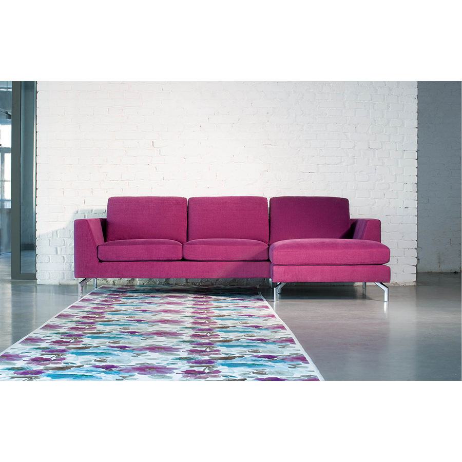 Диван угловой Ohio, правосторонний, светло-серый Sits S1488 - Вид №1