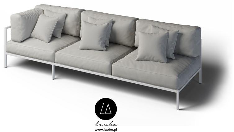 Laubo Левый угол 3-х местный садовый диван Cosi sun-id-1442563 - Вид №1