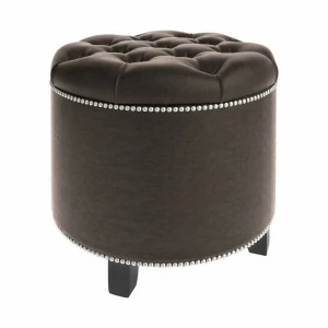 Пуф круглый MODENA BROWN коричневый PUSHA ДИЗАЙНЕРСКИЕ, PUSHA 061315 Коричневый