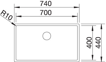 523387 Кухонная мойка Blanco Claron 700-U Durinox  Blanco Claron - Вид №8