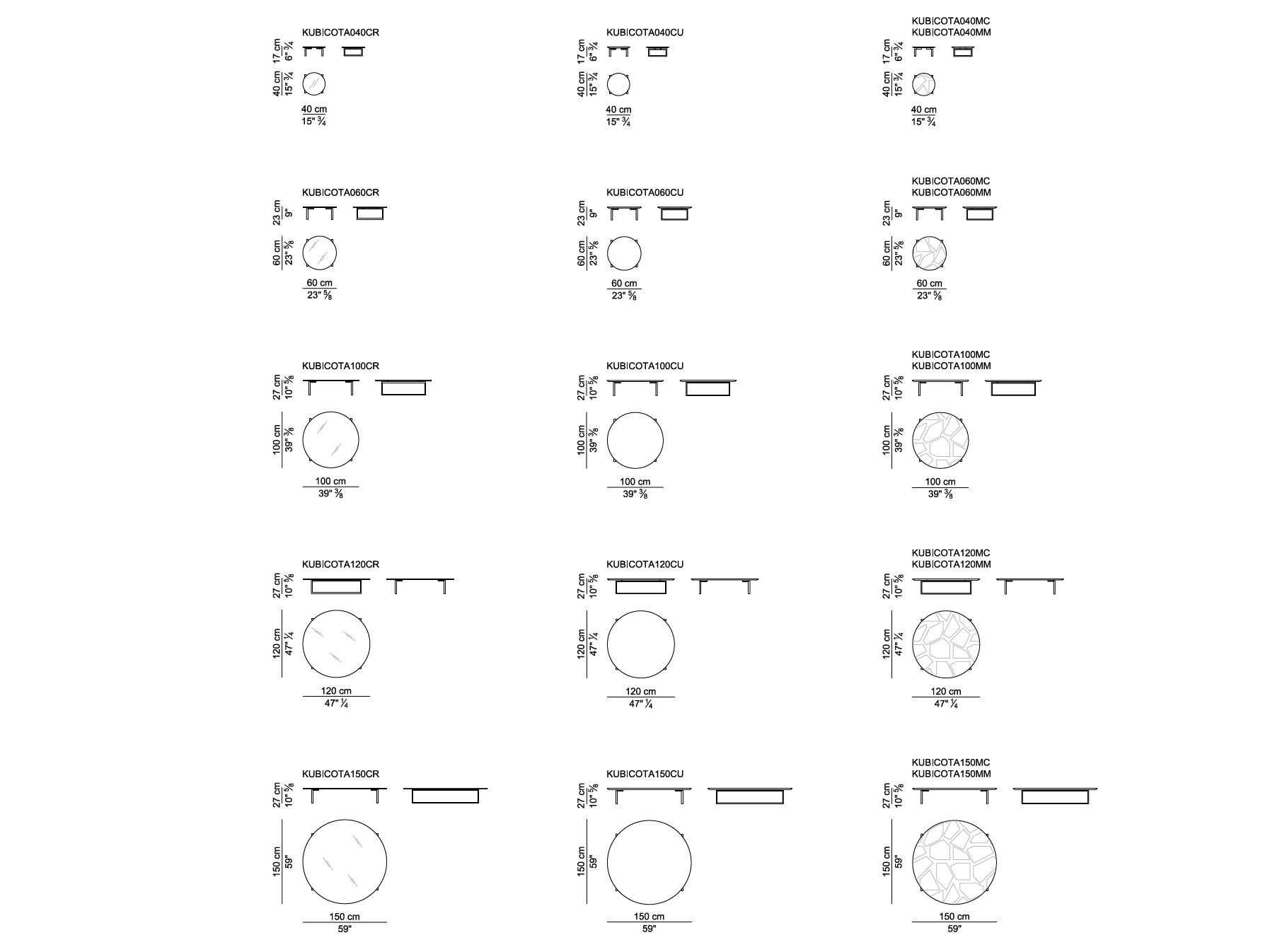 Низкий журнальный столик i 4 Mariani Kubico ARCH-00085344 - Вид №2