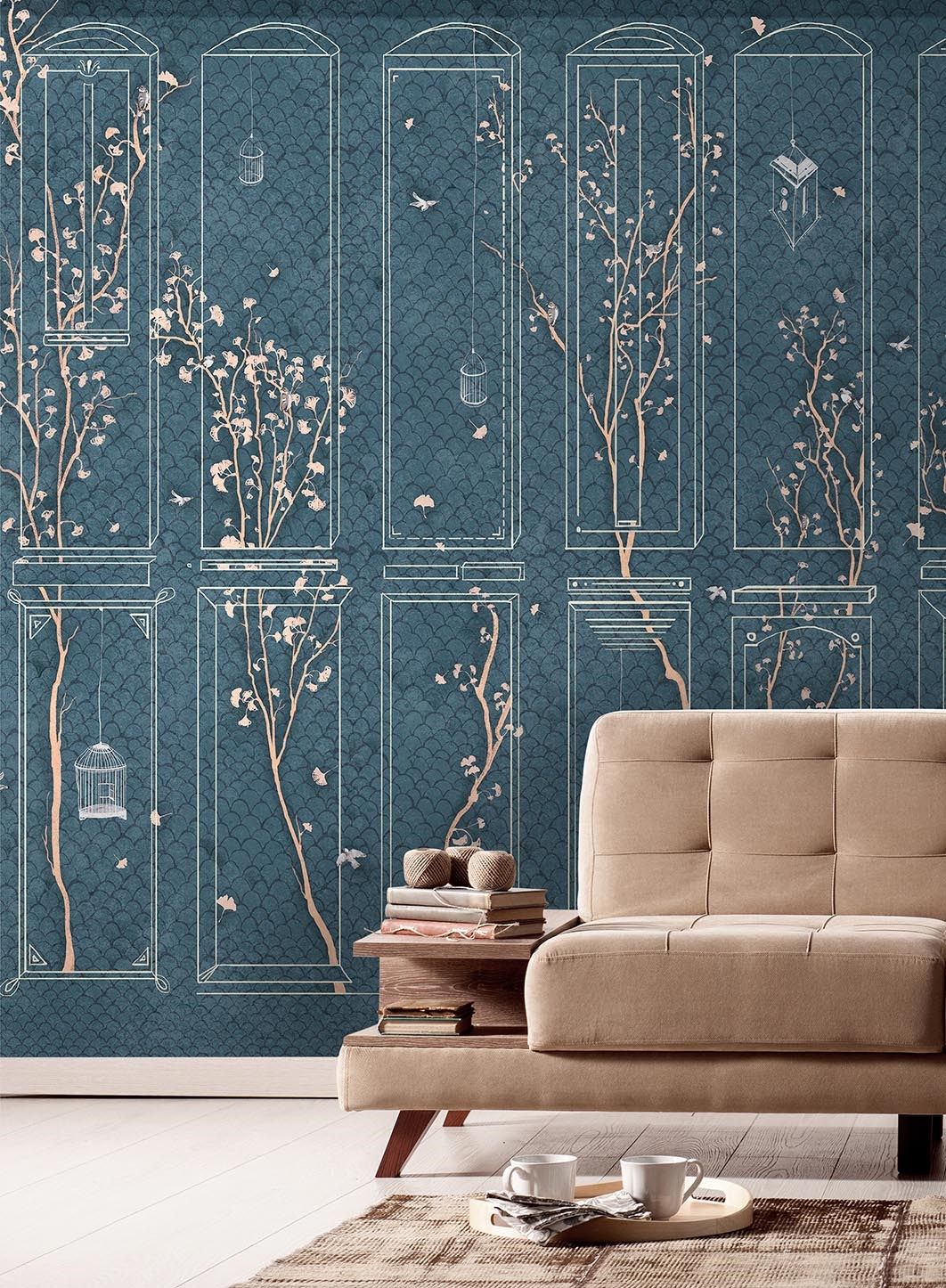 Восточные обои ПВХ бесплатно, ЭКО, моющиеся WallPepper LEVANTE ARCH-00017330 - Вид №1