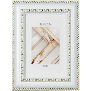 Рамка Мирам 10×15 см белая для фото без паспарту 89422787