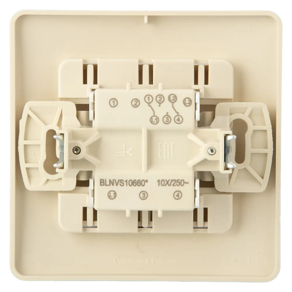 Выключатель проходной встраиваемый Systeme Electric Blanca 2 клавиши цвет бежевый 84502356 STLM-2059969 - Вид №2