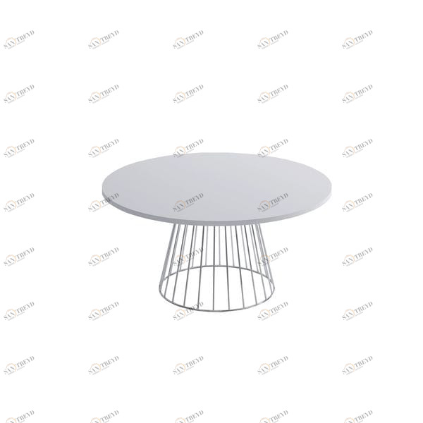 Журнальный столик круглый белый 100 см Calipso B UNICO  249565 Белый 