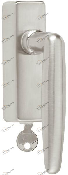 Formani Оконная ручка dk никель с замком Timeless 1938-dklock-o