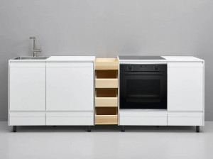 Линейная секционная кухня