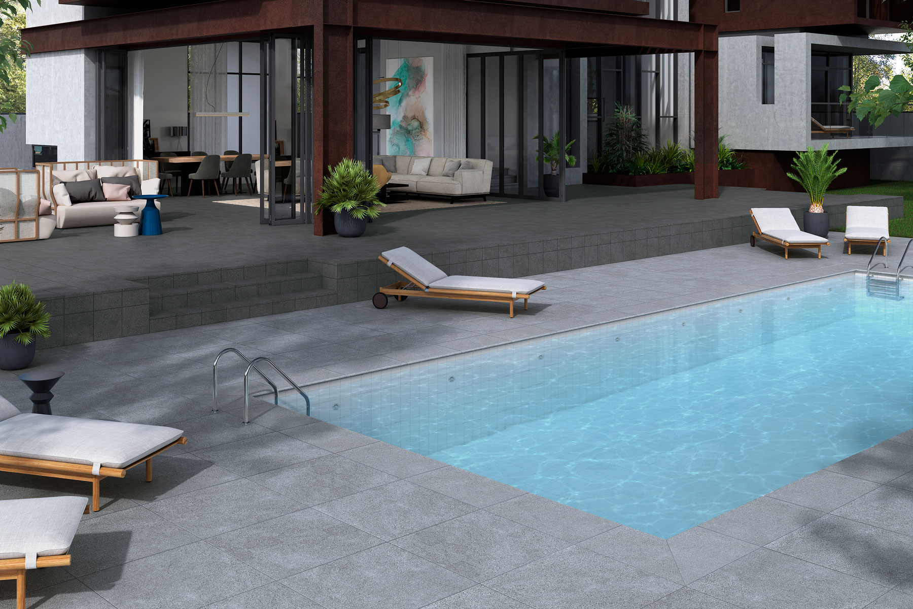 Ступени Milan: Серый Шарм для Вашего Пространства STP-ST362 INCOLOR - Вид №1