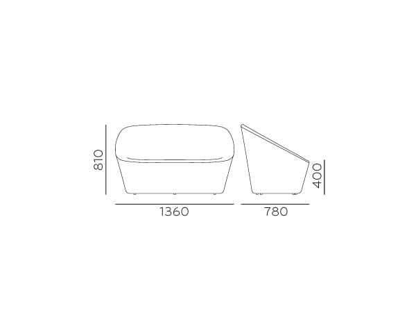 2-местный контрактный диван Pedrali журнал ARCH-00129061 - Вид №6