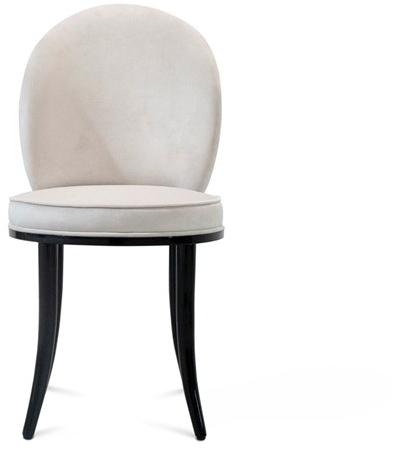 KOKET Стул из лакированной ткани с обивкой Merveille sun-id-1368604 - Вид №3