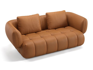 2-местный кожаный линейный диван