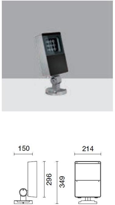 iGuzzini Настенный светодиодный уличный фонарь из литого алюминия Platea pro sun-id-1442660 - Вид №7