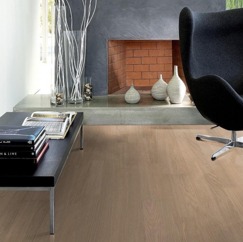 Паркетная доска Kahrs Дуб Прилив Линнея Полуматовая Брашированная 2600200571 - Вид №17