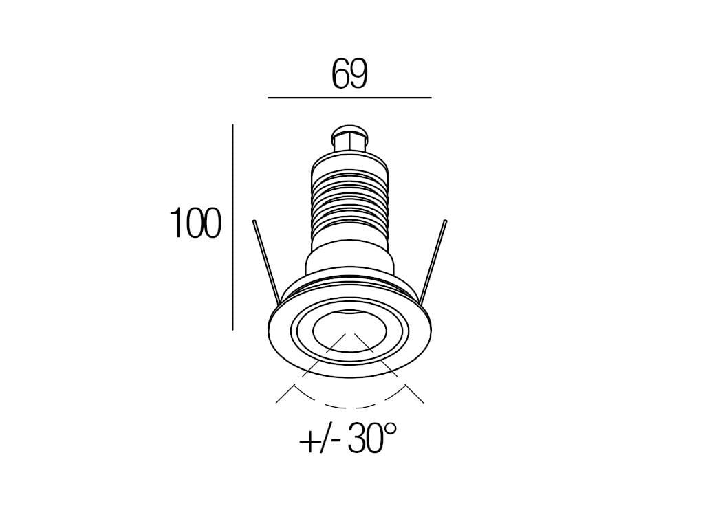 Утопленный светодиодный прожектор Flexalighting TYRONE 6 EVO ARCH-00150291 - Вид №2