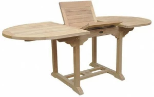 Il Giardino di Legno Садовый стол из дерева овальной формы раздвижной  401