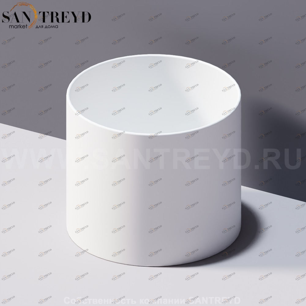 Agape GEMMA Контейнер 12 см белый ACOM253LZ