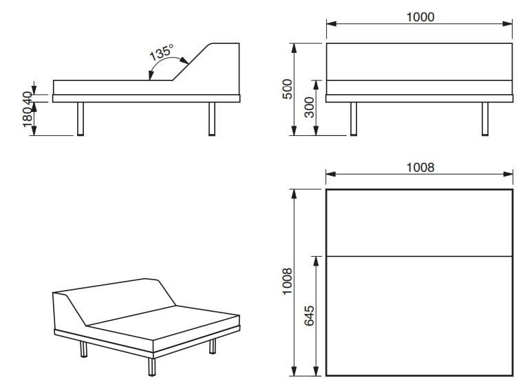 Диван из пены QM Quinze & Milan ARCH-00001503 - Вид №3