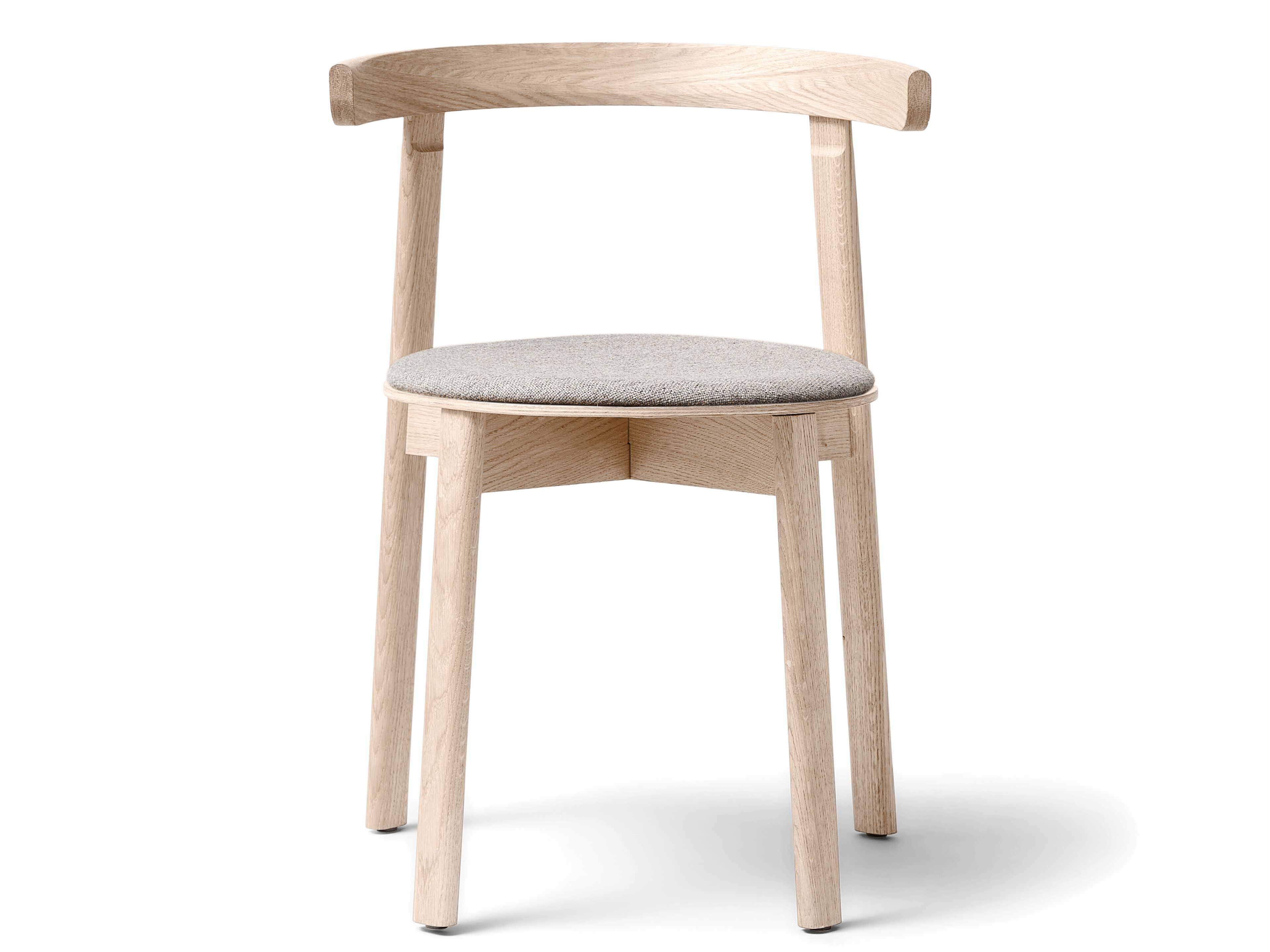 Штабелируемый дубовый стул с мягким сиденьем Form & Refine Lunar ARCH-00070395 - Вид №4
