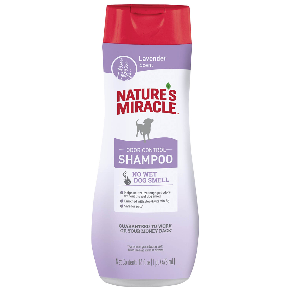 ПР0058452 Шампунь для собак NATURES MIRACLE Lavender Odor Control против запаха с ароматом лаванды 473мл 8 in 1 8 in 1 Pets 