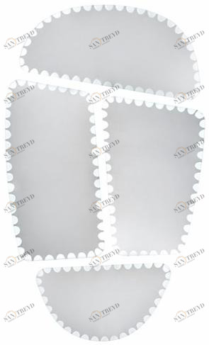 BAXTER Настенное зеркало в современном стиле sun-id-1380444