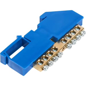 Шина N TDM Electric 6x9 мм 8 групп с изолятором на DIN-рейку 84399578 STLM-2189120