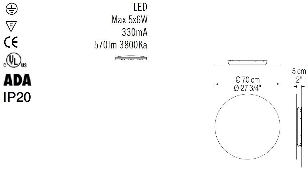 fambuena Аппликация светодиода Hoop essence 6032 - Вид №4