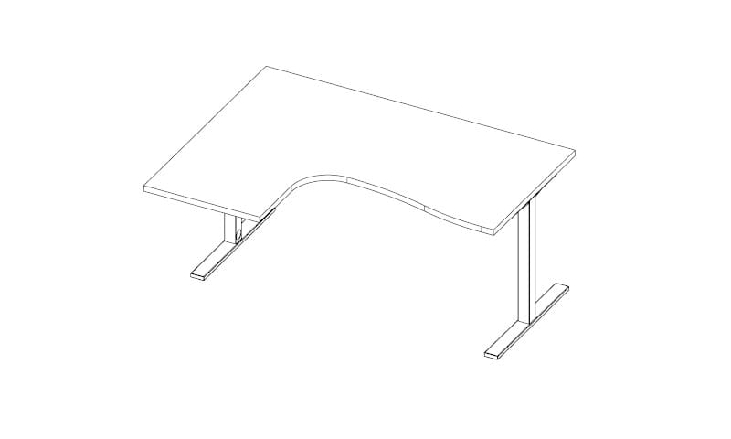 Модульный рабочий стол Quadrifoglio Group дизайн-офис ARCH-00018824 - Вид №3