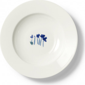 10639812 Dibbern Тарелка суповая Dibbern "Впечатление.Дельфиниум" 19см Фарфор