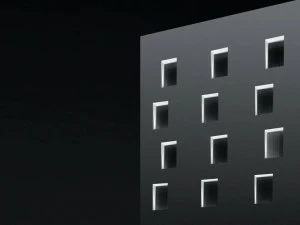 SIMES Алюминиевый светодиодный уличный настенный светильник Shape