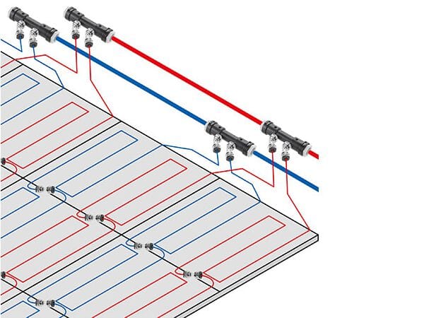 Лучистая система отопления в металлических потолочных модулях EMMETI системы отопления и охлаждения на стене и потолке ARCH-00105125 - Вид №1