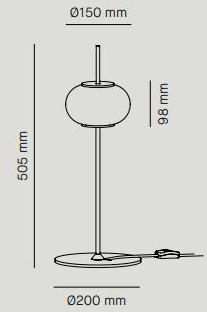 Milan Iluminacion Настольная лампа прямого света из стали и стекла Astros 6932 - Вид №4