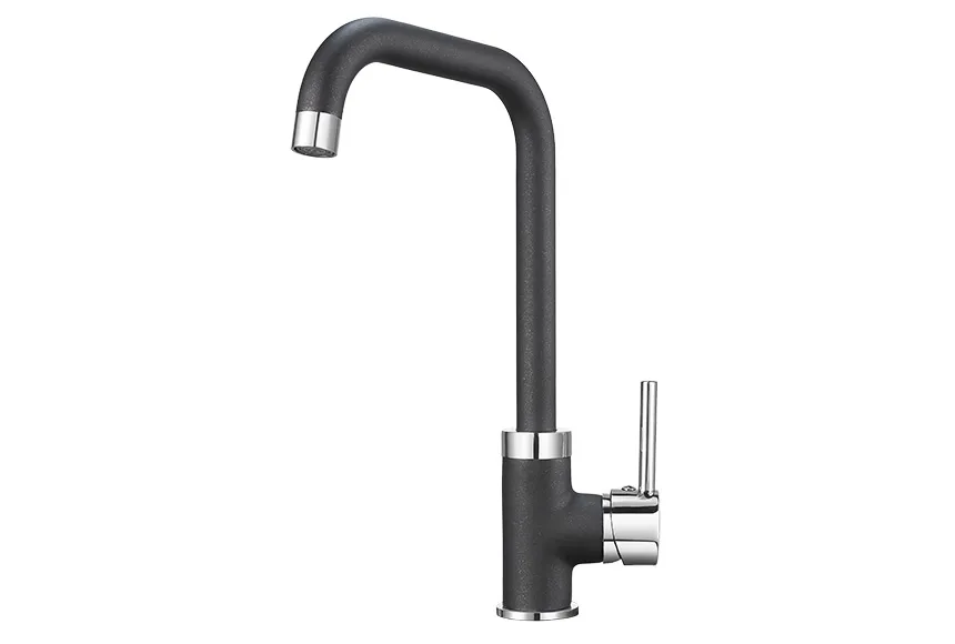 0041, ШВАРЦ (чёрный металлик), СМЕСИТЕЛЬ КУХОННЫЙ GRANULA 41-ST92 - Вид №1