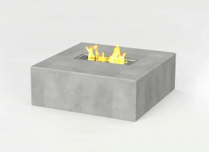 CO33 Бетонный садовый столик с каминной топкой Tabula B4.lf