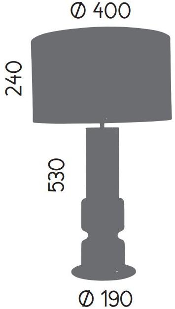 Aromas del Campo Настольная лампа из цветного стекла с фиксированным кронштейном  Nac104  - Вид №2