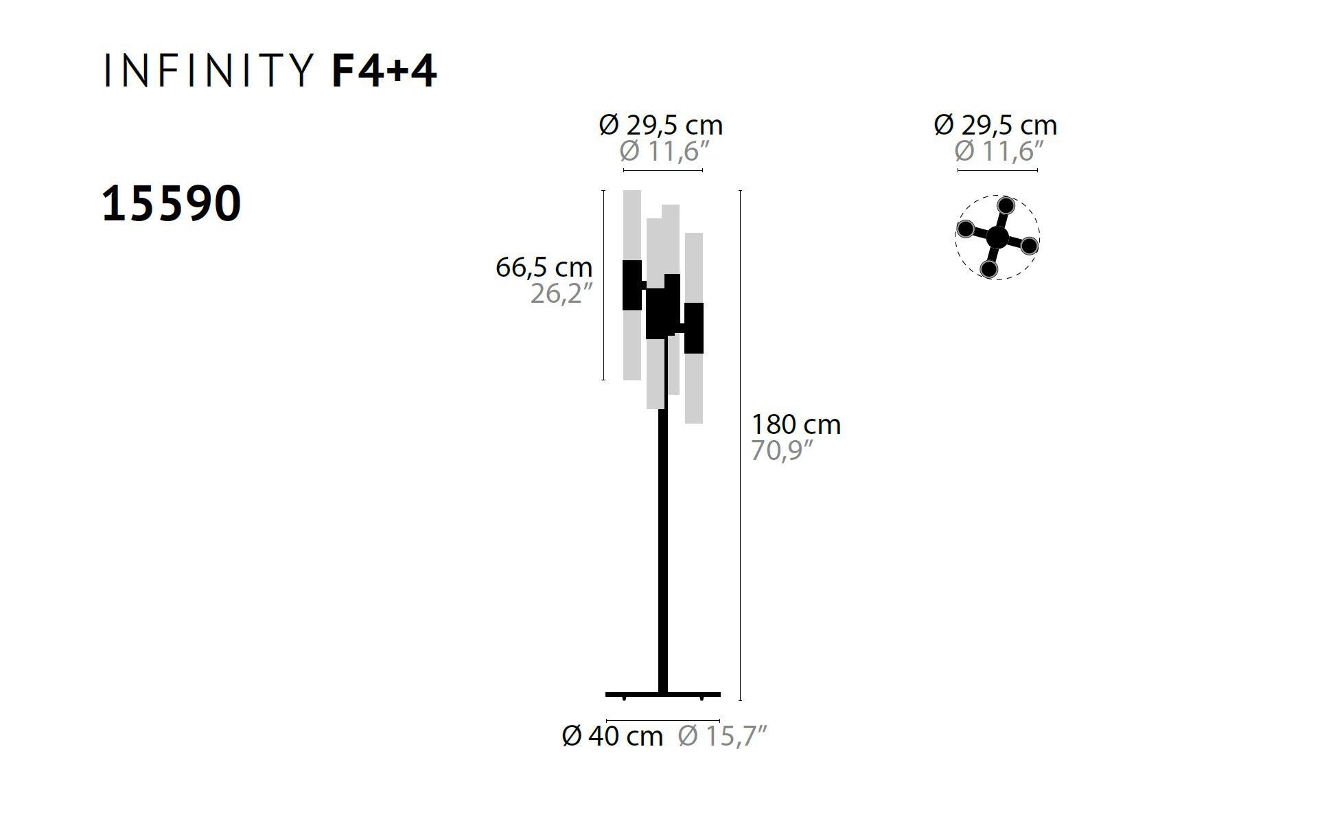 Стеклянный торшер ILFARI ARCH-00148683 - Вид №3