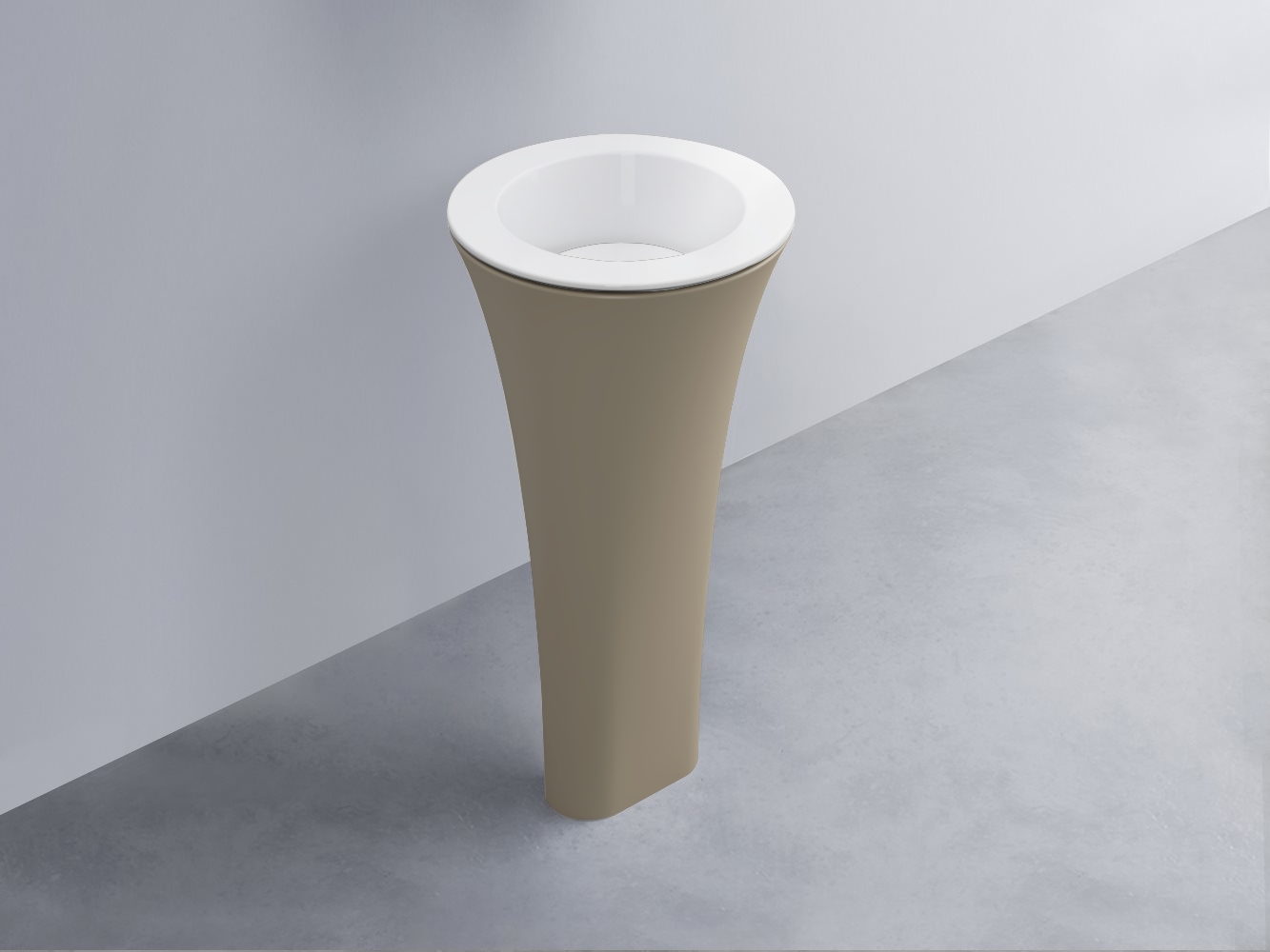 AMLA45-BL+AMPILT-BL+AMCOLT-AV Раковина Amedeo Tondo отдельностоящая cielo Enjoy + Amedeo Ceramica Cielo