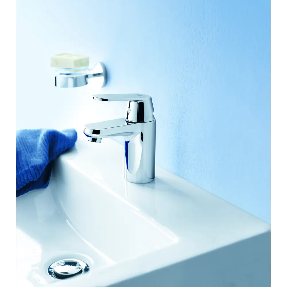 Смеситель для раковины Grohe Eurosmart Cosmo S однорычажный цвет хром 82199639 STLM-2103141 Eurosmart Cosmopolitan - Вид №8