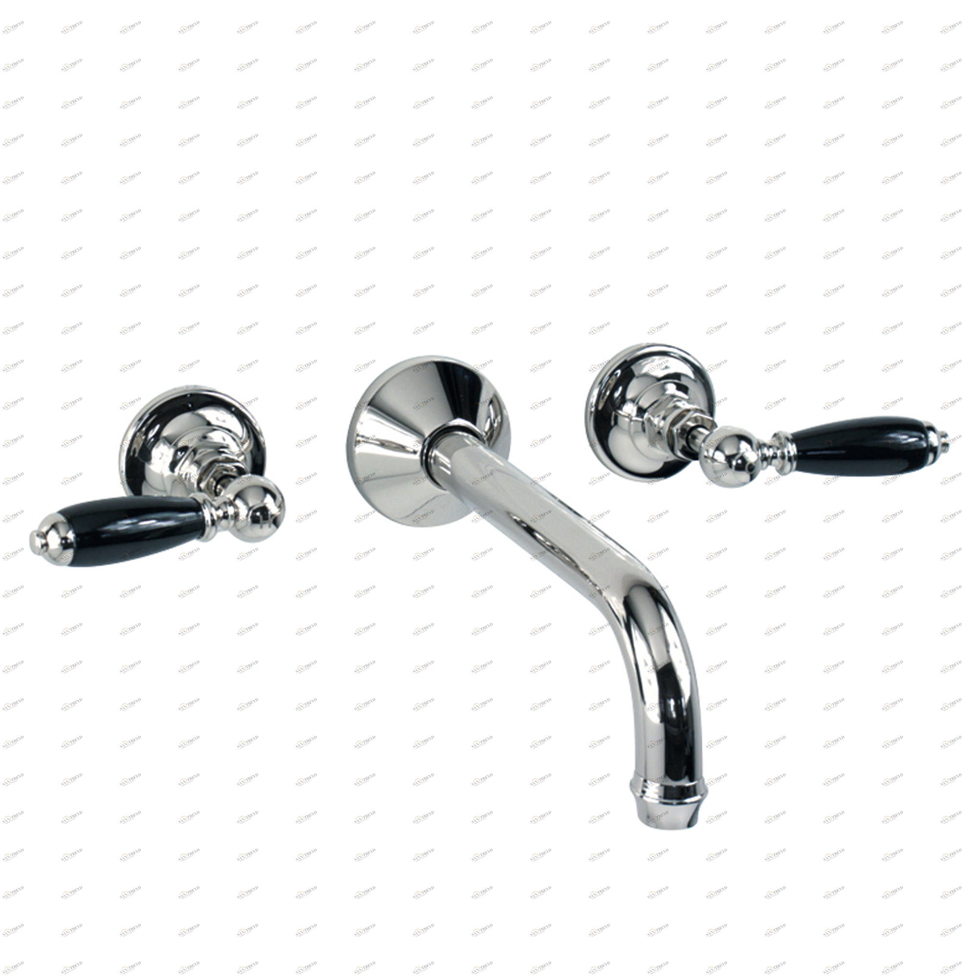 Traditional bathrooms БРАЙТОН смеситель для умывальника на 3 отверстия Tb440.514bl.ag 