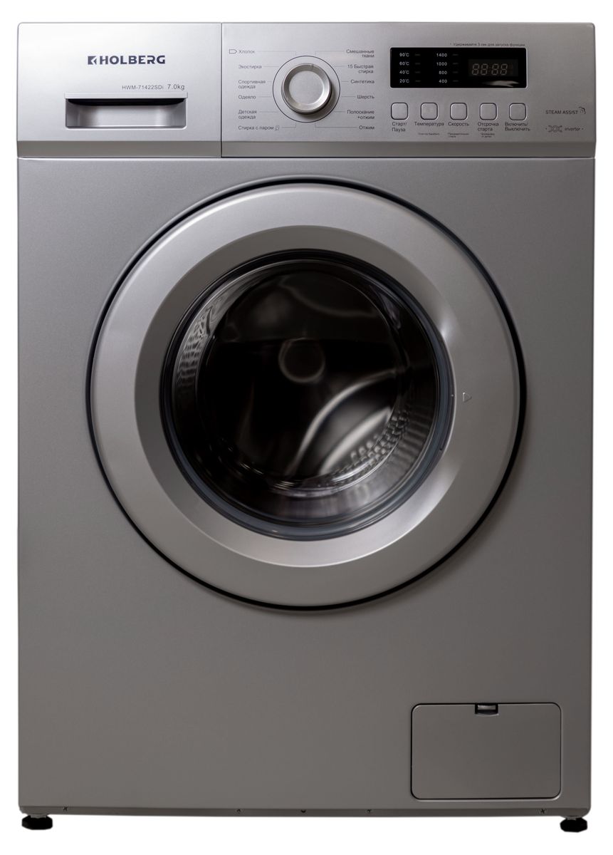 9182425 Стиральная машина HOLBERG HWM 71422SDi серебристый STDN-0009176