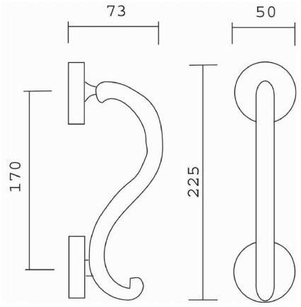 Pasini Ручка из латуни  4020  - Вид №1