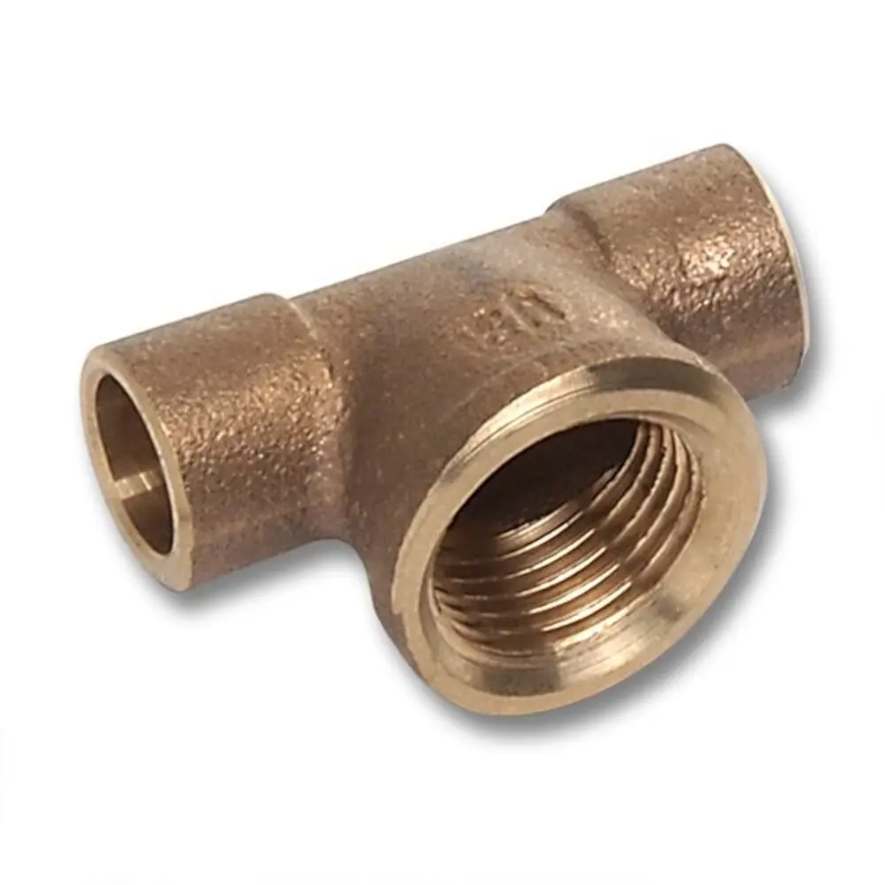 Тройник Sanha 3/4"x22x22 мм ВР-ВП-ВП бронза STLM-2175506