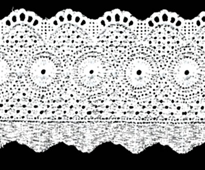 1452 Шитье 80 мм белый Gamma 