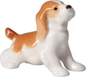 1048193 Императорский фарфоровый завод Скульптура "Дружок" Фарфор твердый